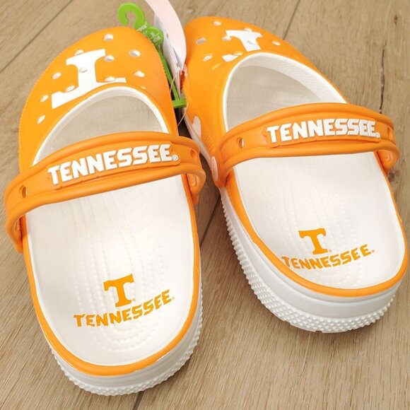 University of Tennessee Volunteers Crocs Classic VOLS Clogs Mens 8 W10 Shoes NEW - Picture 5 of 10